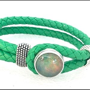 Bracelet Leather Noosa Handmade 20mm snap SB20